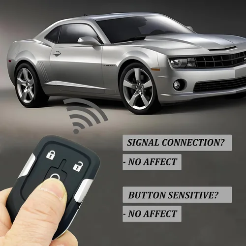Miniatura 3 de Carcasa de repuesto para llavero inteligente compatible con GMC Acadia Terrain 2019 2020 2021 2022 cubierta de control remoto de coche con entrada