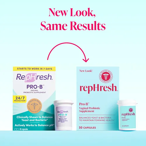 Miniatura 2 de Rephresh Pro-B suplemento Probiotico femenino, 30 cápsulas, LIL302968, paquete de de 1, 1, 1