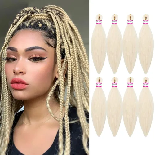 Miniatura 31 de Extensiones de cabello para trenzar preestiradas, color negro, 12 pulgadas, 8 paquetes de cabello natural para trenzar, fácil trenza, ajuste de agua