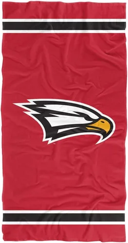 Miniatura 141 de LOGOVISION Manta Abilene Christian University, 30 x 60 pulgadas, logotipo primario CottonFront/PolyBackBeachTowel