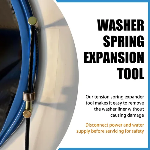 Miniatura 7 de TSE-1 Herramienta de expansión de resorte para lavadora de carga frontal Whirlpool Eliminación de juntas de arranque