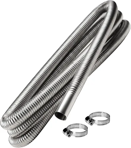 Miniatura 7 de KXKZREN Tubo de escape de acero inoxidable 24.5mm de diámetro interior Tubo de extensión de escape para calentador de estacionamiento de aire