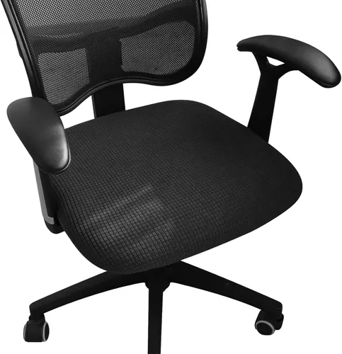 Miniatura 15 de Forcheer - Fundas elásticas para silla de oficina de Jacquard, resistentes al agua, 2 piezas para sillas de escritorio o de la computadora