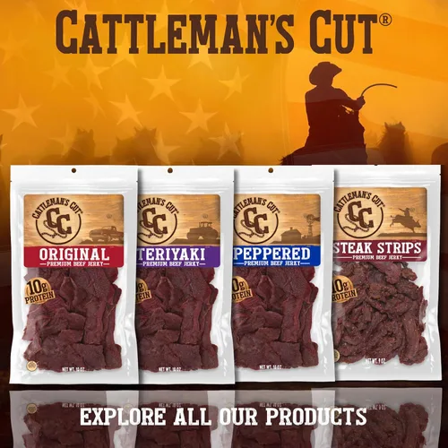 Miniatura 7 de Cattleman's Cut Carne Seca de Res Original, 10 Onzas