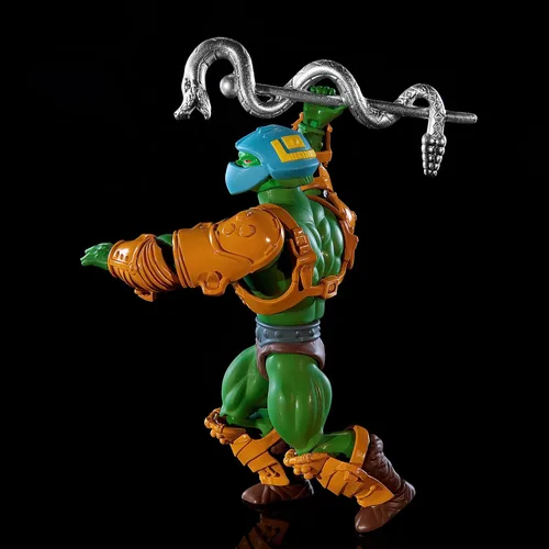 Miniatura 6 de Mattel Masters of the Universe Origins - Juego de figuras de acción y accesorios, juguete coleccionable de la Guardia Eterniana de 5.5 pulgadas