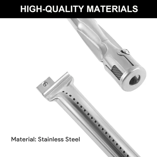 Miniatura 2 de Kit de tubo de 2 quemadores de 20 1/2 pulgadas para modelos Weber Summit 2000 a 2006 Summit de 4 quemadores (compatible con Weber 85660), piezas