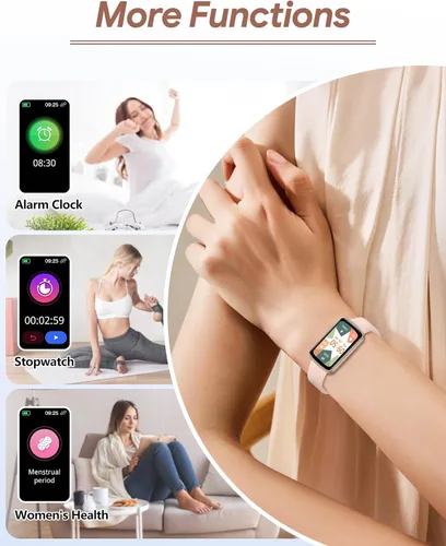 Miniatura 8 de Fitness Tracker, Fitness Watches for Women Men with Heart Rate Monitor Blood Oxygen Sleep Tracker Pedometer, 1.47" Smart Watch Step Calorie Counter