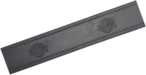 Miniatura 3 de Harley-Davidson Low Ride B&S Cinturón de piel auténtica para hombre, hebilla de níquel antiguo