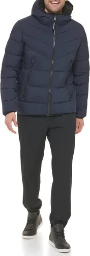 Miniatura 6 de Calvin Klein Abrigo de invierno para hombre con capucha Sherpa