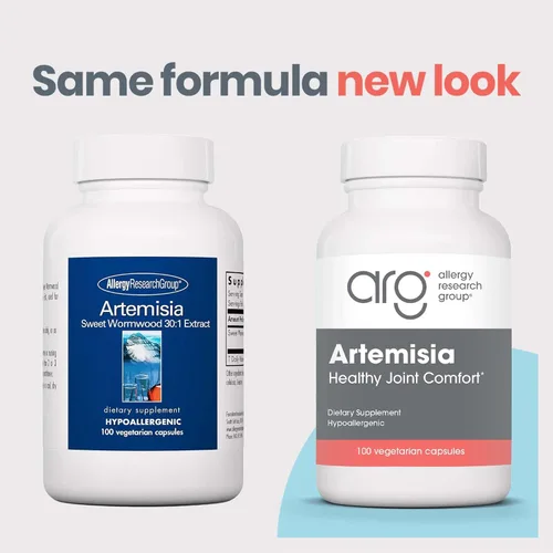 Miniatura 3 de Allergy Research Group ARG Artemisia Annua Extract - 500 mg concentrado de ajenjo dulce - Apoyo a la salud inmune y articular - Fórmula de bienestar