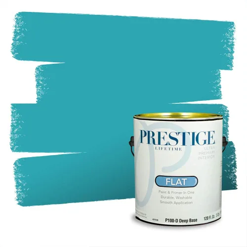 Miniatura 80 de Pintura Exterior + imprimación PRESTIGE, todo-en-uno, 1 galón, acabado mate, color comparable al Valspar* Royal Gray* VS151-Gris real