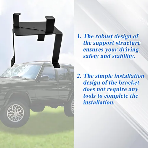 Miniatura 4 de Soporte de consola central compatible con Jeep Cherokee XJ 1997 1998 1999 2000 2001.