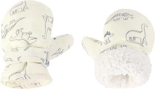 Miniatura 31 de Manoplas con forro polar para bebés, niños y niñas, guantes de invierno para niños pequeños, paquete de 2 pares