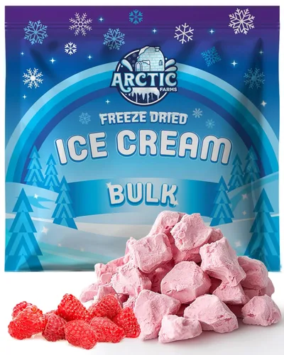Miniatura 36 de Arctic Farms Trozos de Helado Liofilizado a Granel - No se Derrite (Mantequilla de Maní) (1 libra)