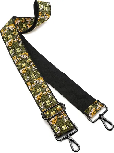 Miniatura 25 de ZOOEASS Hebillas de níquel Correa ancha para el hombro ajustable de repuesto para cinturón de pistola, hebilla de guitarra estilo bandolera