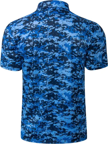 Miniatura 2 de TAPULCO Camisetas tipo polo de secado rápido para hombre, diseño de camuflaje, atléticas, ligeras, transpirables, casuales, para golf