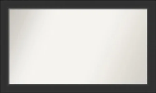 Miniatura 124 de Amanti Art Espejo personalizado, espejo de baño negro Astor, espejo de pared o espejo de tocador de baño sobre el fregadero (25 x 25 pulgadas)