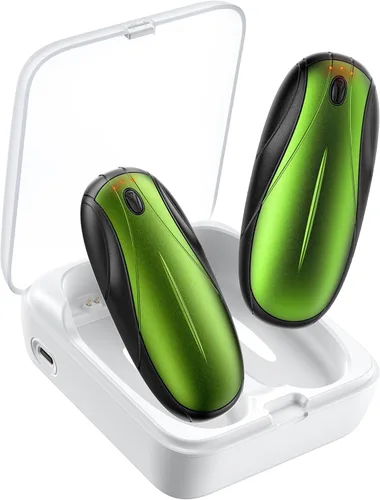 Miniatura 11 de Hand Warmers Rechargeable 2Pack,14000mAh Electric Hand Warmers with Charging Case,Quick Charge Portable Heater,Gifts for Negro