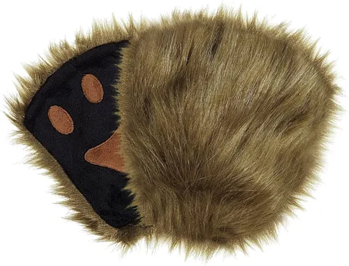 Miniatura 38 de Guantes de garra para disfraz de Halloween, medio dedo, lobo, oso, gato, guantes, guantes de piel sintética para mascarada, cosplay, utilería de mano