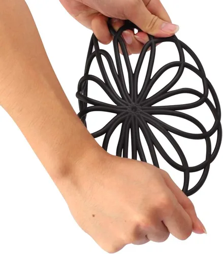 Miniatura 7 de ME.FAN Salvamanteles de silicona – Almohadillas calientes de cocina para ollas y platos – Salvamanteles aislados para tetera – Flexible, duradero