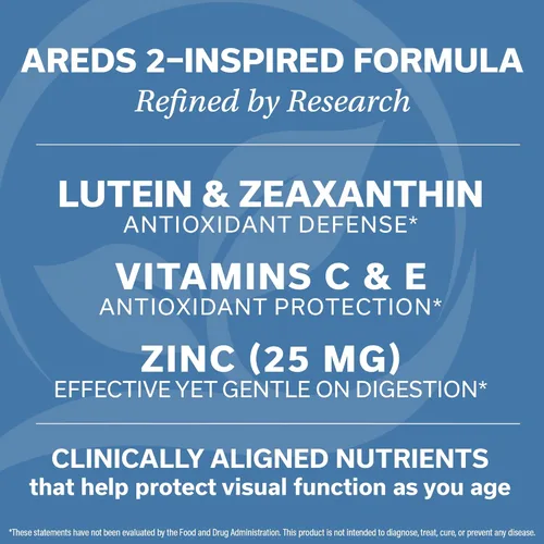 Miniatura 4 de AREDS 2 Vitaminas para los ojos por el Dr. Vogel, MD Cirujano ocular - Luteína y zeaxantina (suministro para 3 meses) - 25 mg de zinc, vitamina E