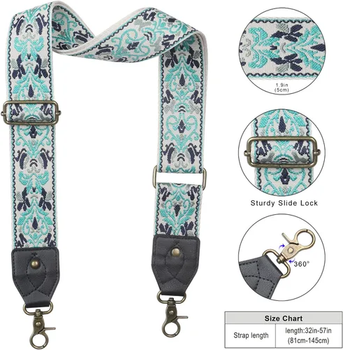 Miniatura 3 de Correas de repuesto para bolso, correa de hombro ancha cruzada para bolsas, accesorios extensores, correas de guitarra, correas de bolsa