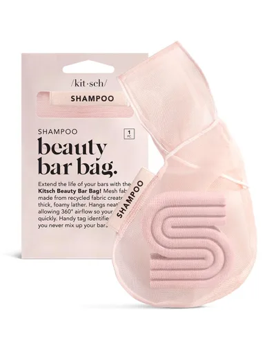 Miniatura 13 de Kitsch Bolsa protectora de jabón para barra – Bolsa de jabón de malla patentada para barras de champú y acondicionador – Extiende el uso y evita