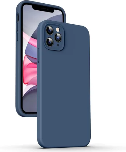 Miniatura 75 de Supdeal Funda de silicona líquida para iPhone 12 Pro Max, [protección de cámara] [antihuellas dactilares] [carga inalámbrica] Funda protectora de 4