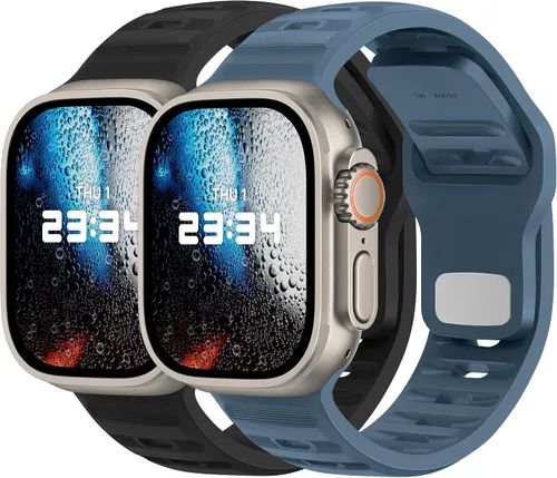 Miniatura 29 de UC1 Banda para Apple Watch para Mujeres y Hombres Se Ultra 2 de 40mm 44mm 46mm 42mm 45mm 41mm 38mm 49mm Series 10 9 8 7 6 5 4 3 iWatch Correa
