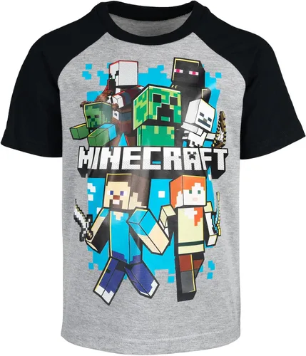 Miniatura 3 de Minecraft Conjunto de pantalones cortos de rizo francés para niños