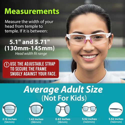 Miniatura 4 de BLUE CUT Sports Safety Goggles Interchangeable Sun Lens Anti Fog UV Protection Indoor Outdoor Pickleball Cycling Basketball Blanco/Rosa