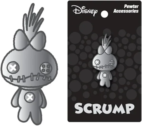 Miniatura 2 de Disney Pin de solapa de estaño Scrump, multicolor, 1.0in