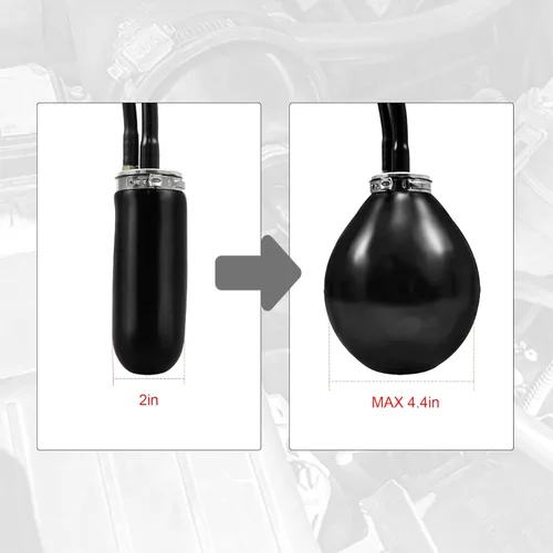 Miniatura 3 de Adaptador de admisión fácil con sellado fuerte vejiga expandible Máquina de humo Evap automotriz, accesorios para probador de fugas, máquina