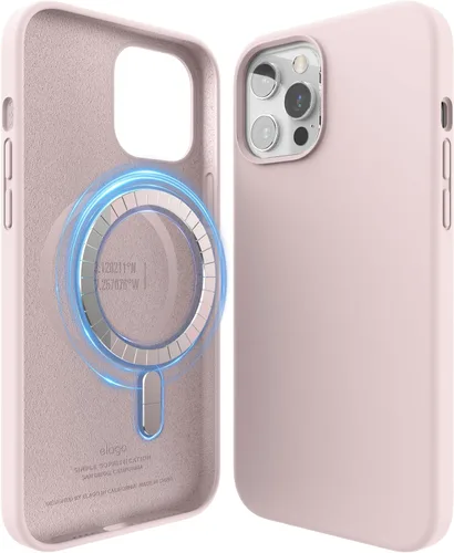 Miniatura 11 de elago Funda magnética de silicona compatible con MagSafe compatible con iPhone 12 y compatible con iPhone 12 Pro de 6.1 pulgadas, imanes integrados