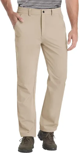 Miniatura 2 de MAGCOMSEN Pantalones de golf para hombre, elásticos, de secado rápido, ligeros, casuales, con 3 bolsillos