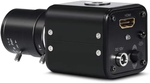 Miniatura 3 de MOKOSE Cámara HDMI, cámara de seguridad digital 1080P HD, cámara digital de montaje en C de la industria con lente Varifocal HD de 0.110-0.472 in