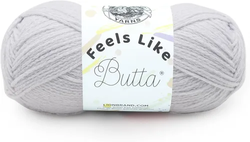 Miniatura 24 de Lion Brand Yarn - Hilo Feels Like Butta, hilo aterciopelado suave para tejer y hacer ganchillo, paquete de 1, Negro