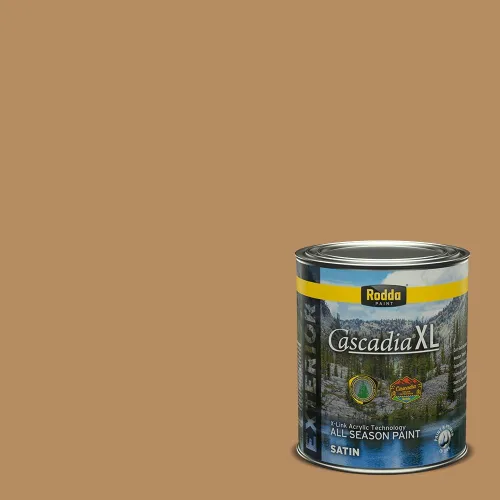 Miniatura 114 de Rodda Paint CASCADIA XL Pintura e imprimación satinada exterior en uno, cuarto de galón, solo ayer