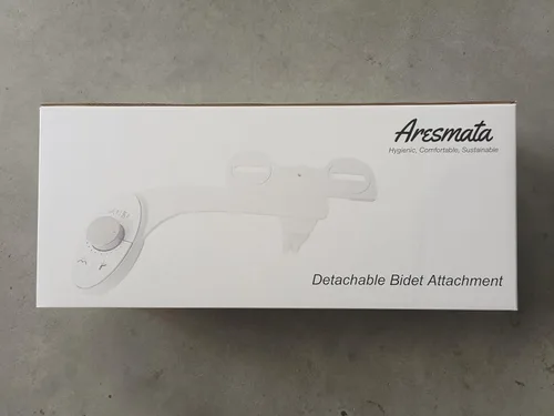 Miniatura 9 de Accesorio de Bidé Ultra-Delgado para Inodoro - Sin Esfuerzo No-Eléctrico Autolimpiante Boquillas Retráctiles Duales Bidés Asiento de Inodoro