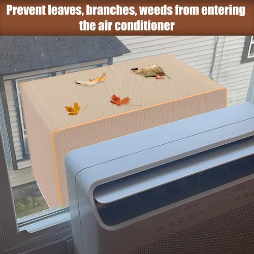Miniatura 7 de BJADE'S Cubierta de aire acondicionado para ventana compatible con la unidad de aire acondicionado de ventana en forma de U Midea, resistente