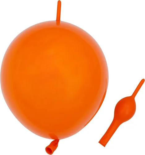 Miniatura 10 de Globos de eslabones de 10 pulgadas, 60 globos de eslabones de látex rosa bebé, 60 piezas para decoración de bodas, cumpleaños, Halloween, Navidad