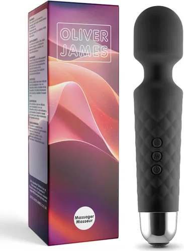 Miniatura 8 de Barra masajeadora Six Nine personal, recargable, inalámbrica, con 20 patrones de vibración, 8 velocidades, incluye bolsa de viaje