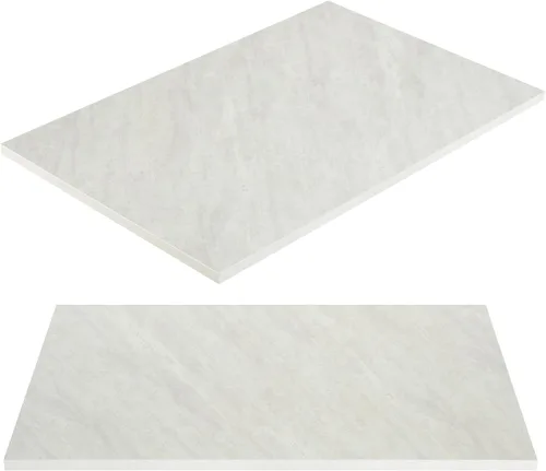 Miniatura 9 de Kaboon Mesa universal de 24 x 24 pulgadas, paquete de 2, solo encimera reversible de melamina, uso doméstico o comercial en interiores, 1 pulgada