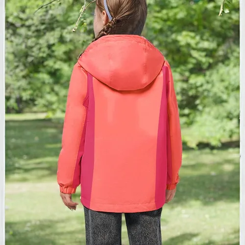 Miniatura 51 de Chaqueta de esquí impermeable para niñas, chaqueta de snowboard para exteriores, resistente al viento, con forro polar, abrigo de nieve cálido