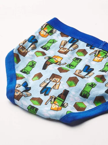 Miniatura 4 de Minecraft Boys Briefs and Boxer Briefs available in Multiple Pack Sizes in sizes 4 6 8 10 and 12