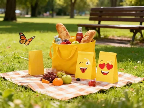 Miniatura 5 de VstarOne 24 bolsas de dulces – Emoticons bolsas de fiesta con calcomanías, 24 calcomanías, bolsa de papel kraft para bodas, nacimientos
