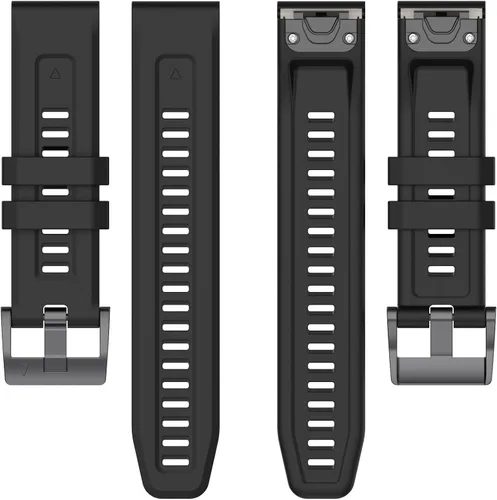 Miniatura 4 de Correas de repuesto para Garmin Fenix 7X, Fenix 6X/Fenix 5X Quickfit, silicona suave, repuesto para Garmin Tactix 7/instinct 2X/Quaitx 3/Tactix DELTA