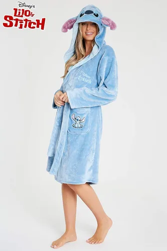 Miniatura 4 de Disney Robes for Women, Lilo and Stitch Bath Robes, Fleece Bathrobe with Hood, Soft Polyester