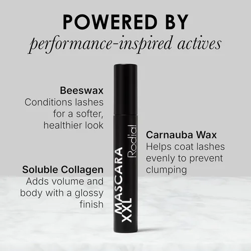 Miniatura 4 de Rodial Mascara XXL - Black 0.4 fl oz, máscara de pestañas de volumen supercargado, fórmula de larga duración y sin aglomeración, rímel negro de alto