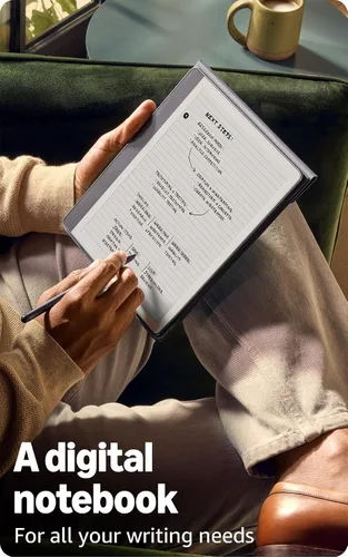 Miniatura 3 de Nuevo Amazon Kindle Scribe (16 GB). Pantalla rediseñada con bordes uniformes. Ahora escribe directamente en libros y documentos. Con resumen